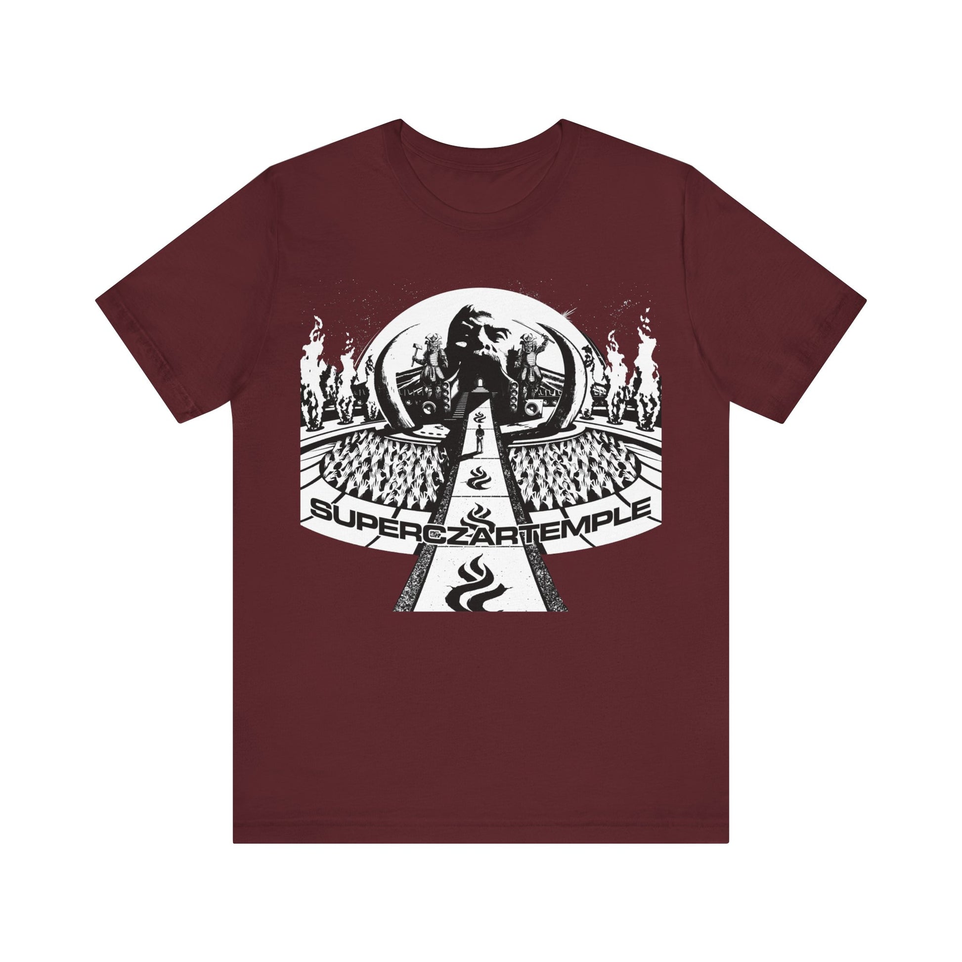 a superczartemple tshirt - featuring graphics by artist Bob Rissetto