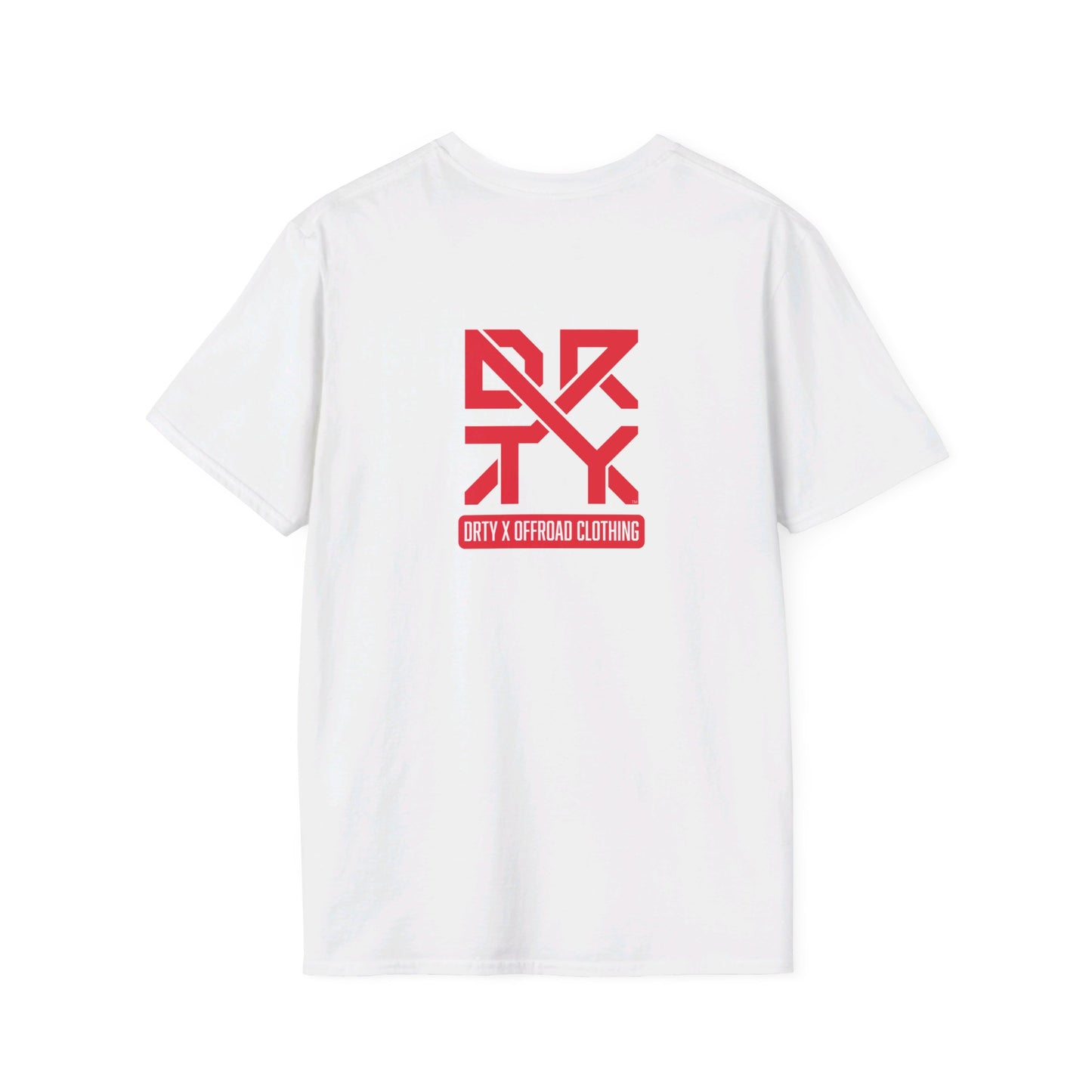 Skellmet-Front-Red-Unisex Softstyle T-Shirt