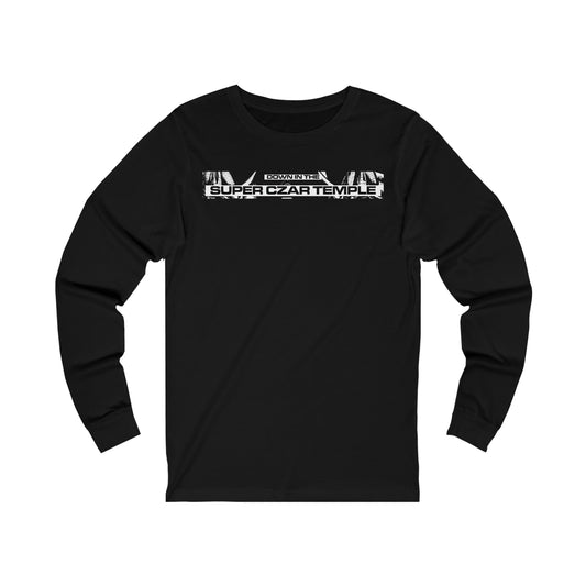 A longsleeve superczartemple tshirt - down in the super czar temple