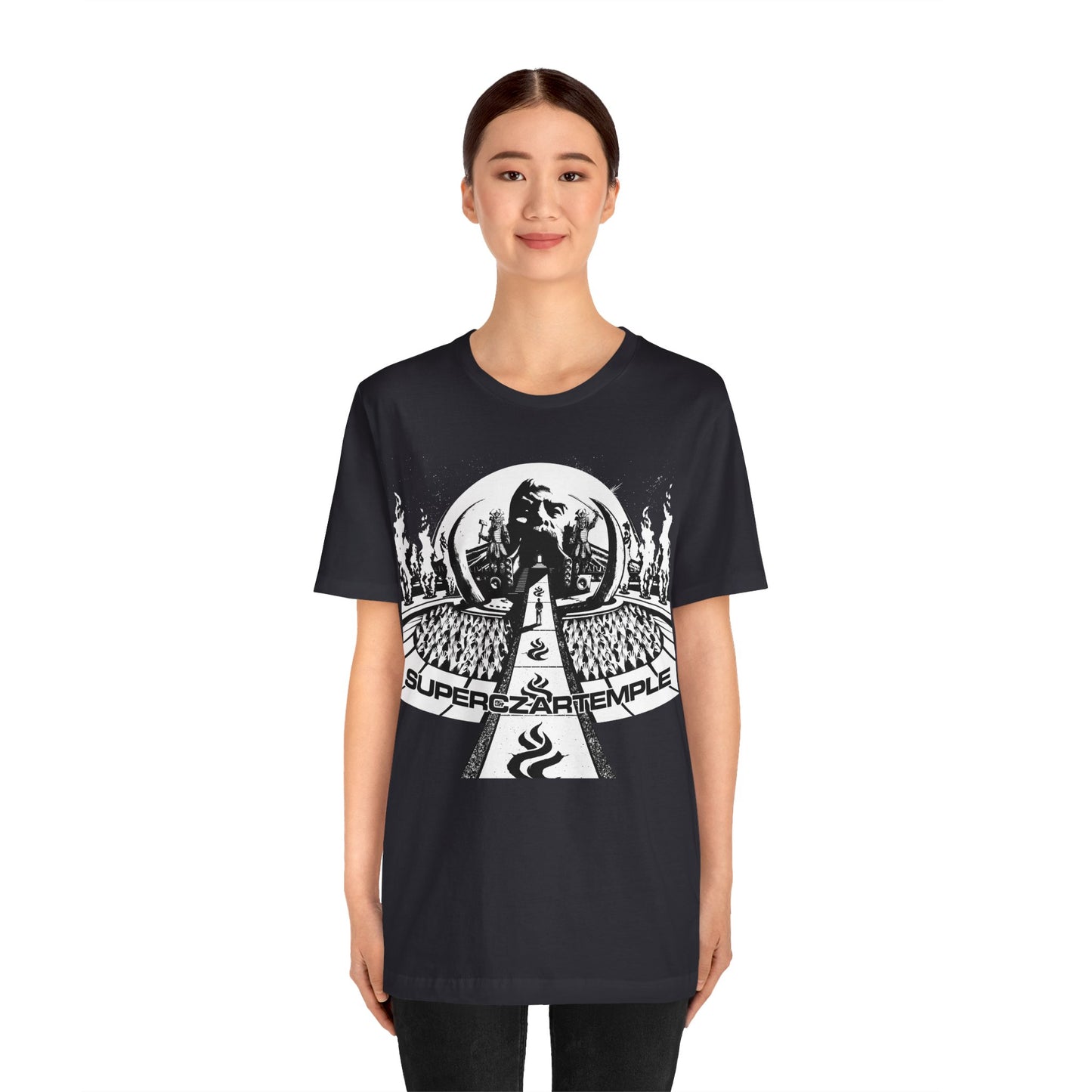 superczartemple - samurai    (Unisex Jersey Short Sleeve Tee)