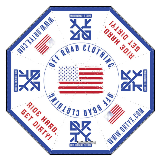 Patriotic DRTY X Foldable Umbrella