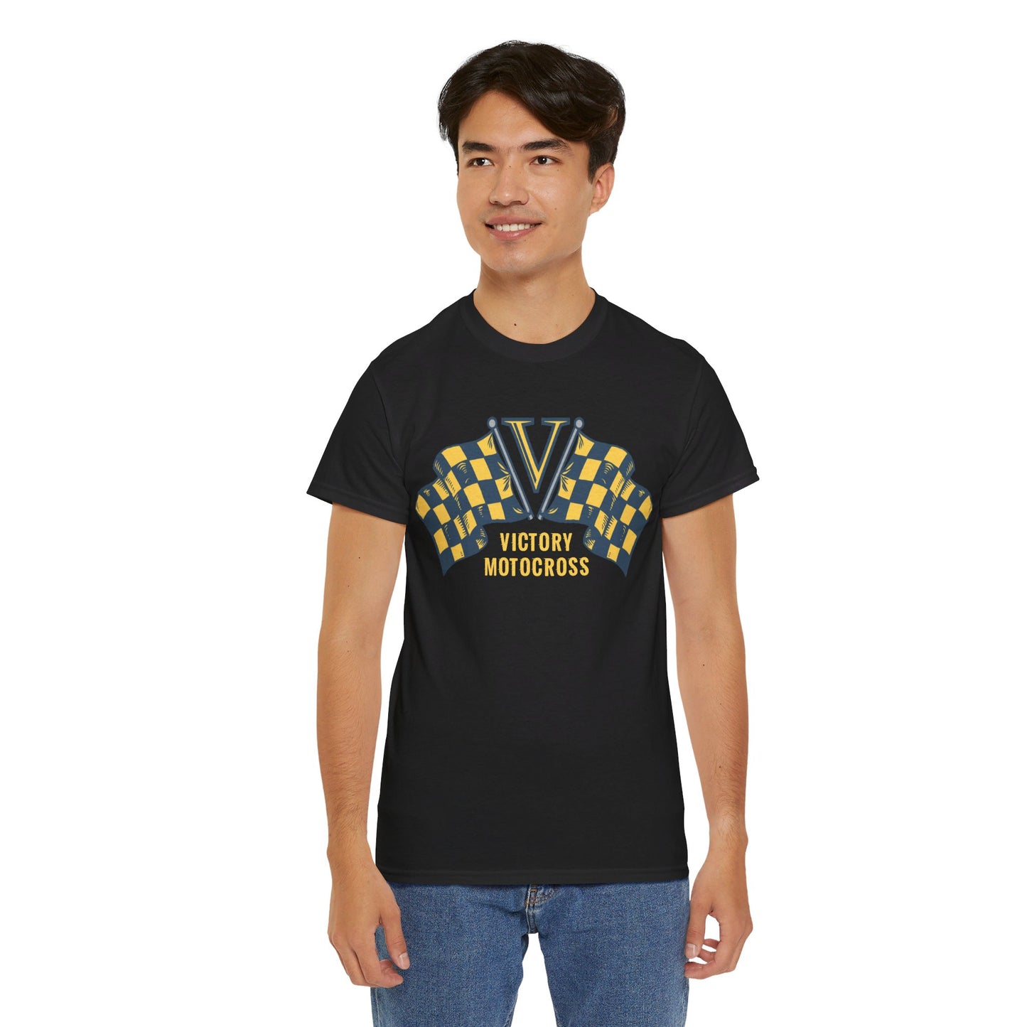 Victory Motocross  - Unisex Heavy Cotton Tee - PY