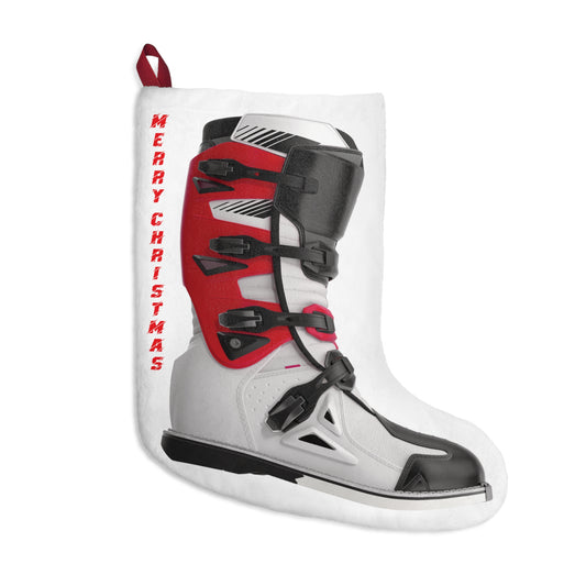 Moto X Boot - Red Christmas Stocking