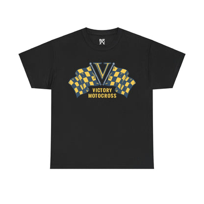 Victory Motocross  - Unisex Heavy Cotton Tee - PY - Single Side