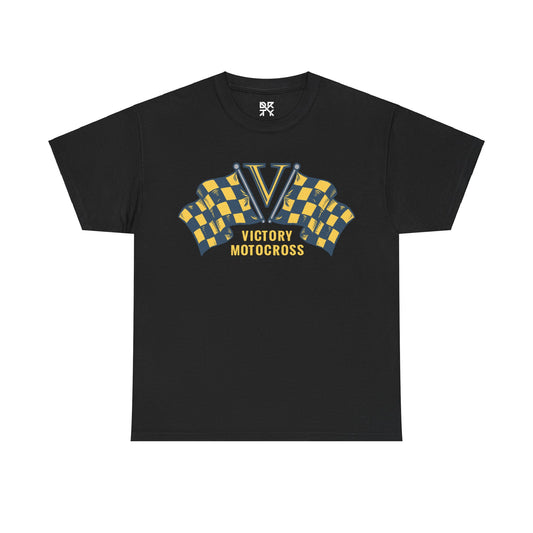 Victory Motocross  - Unisex Heavy Cotton Tee - PY - Single Side