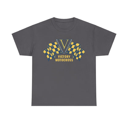 Victory Motocross  - Unisex Heavy Cotton Tee - PY - Single Side